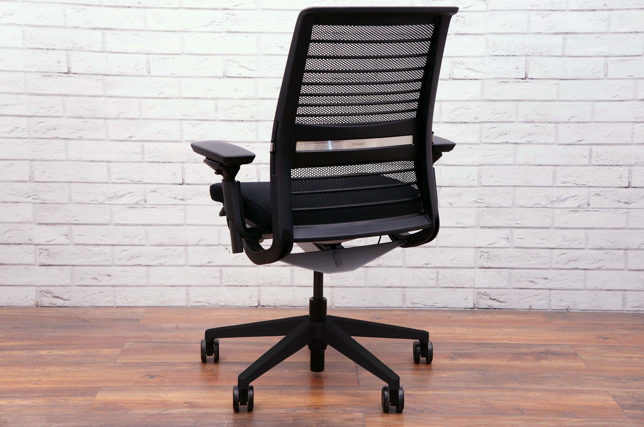 Steelcase Think V2 Task Chair In Black - Office Resale